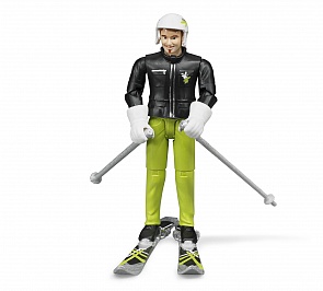 Bruder. Фигурка лыжника с аксессуарами (Bruder, 60-040)